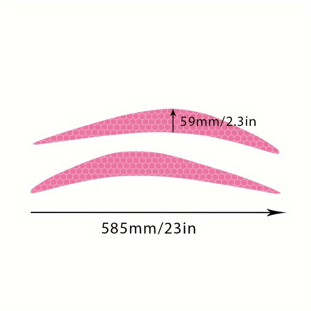 2 ks/1 pár autosvětlometů reflexní obočí samolepky na auto přední světlo dekorace noční jízdy bezpečnost varování příslušenství