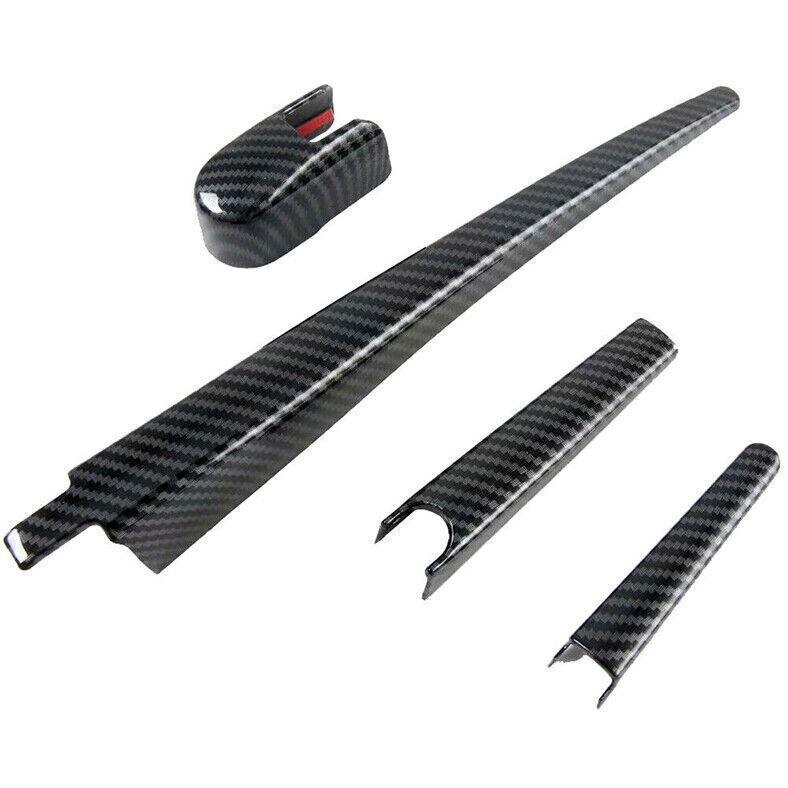 For Subaru Outback -Carbon Fiber Rear Rain Window Wiper Blade Cover Trim
