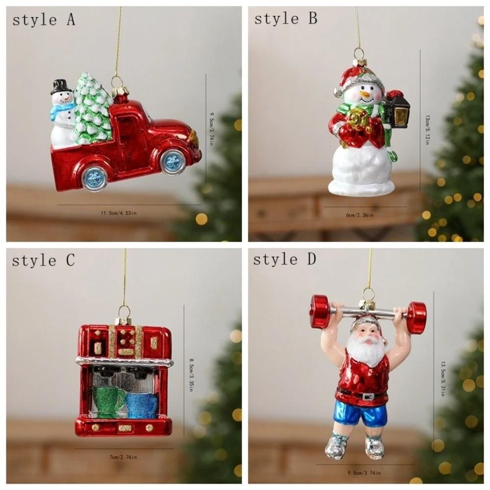 Snowman Christmas Tree Decoration Colorful DIY Christmas Decoration Christmas Gift