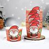 50Pcs Christmas Cupcake Linner Cartoon Santa Claus Muffin Paper Cups Christmas Party Cake Decoration Supplies Kids Favors