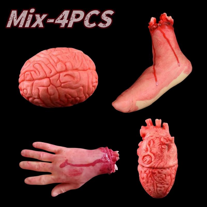 2025 Halloween Haunted House Horror Props Escape Room Decoration Men Women Dummy Mannequins Rotting Charred Fake Zombie Body