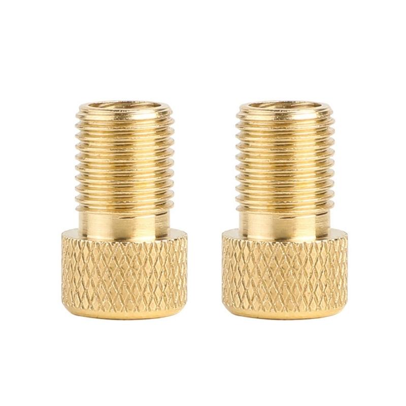 Road Bike Pump Nozzle Hose Adapter Valves Bicycles Valves Connector Double Head Pumping Parts Accessories Easy To Use