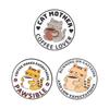 2-6pcs/set Cute Animal Enamel Pins Curious Monkey Golden Retriever Chubby Cat Crow Brooches Lapel Badge Jewelry Gifts For Friend
