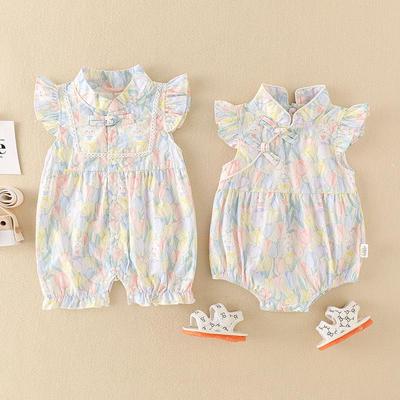 Mono de verano para bebé niña - Atuendo completo para la Luna Llena del recién nacido
