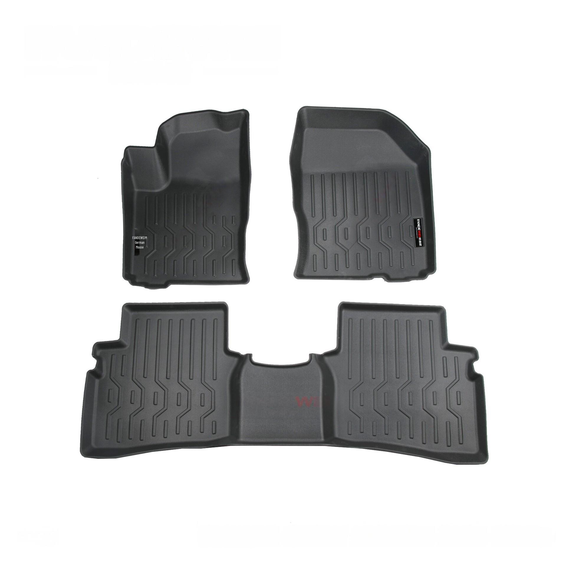 3D TPE All-Weather Waterproof Floor Mats for 2021-2022 Chery Arrizo 5
