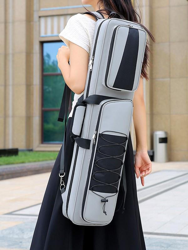 

Сумка для більярдного кия: М який чохол для 1/2 семикулькових київ з великою головою, одинарний/подвійний плечовий, ручний, 9-лунковий снукер 20-35L чорний