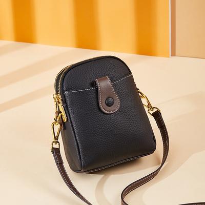 Leather Mobile Phone Bag Women's Versatile New Fashion Women's Bag Messenger Bag Women's Small Bag Shoulder Bag Small Square Bag
