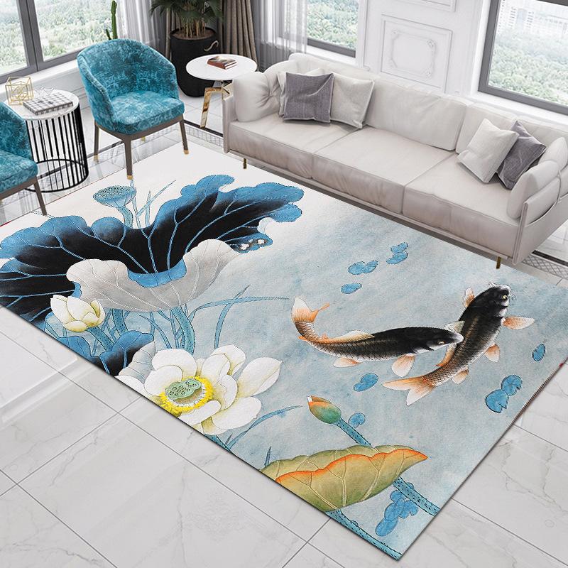 Nordic Ethnic Style Carpet Living Room Bedroom Sofa Coffee Table Tatami Bohemian Home Carpet