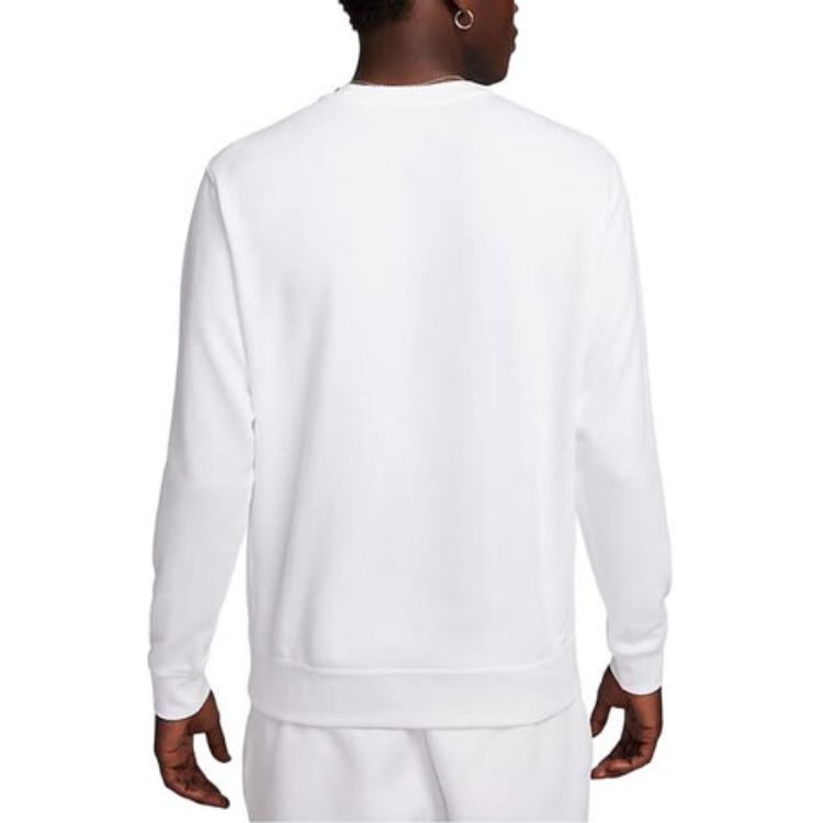 Nike Sweatshirts Men's White Crew Neck Moderate Regular FZ5203-100