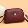 Women's bag mobile phone bag new fashion soft leather women's mother bag shoulder messenger bag versatile delivery