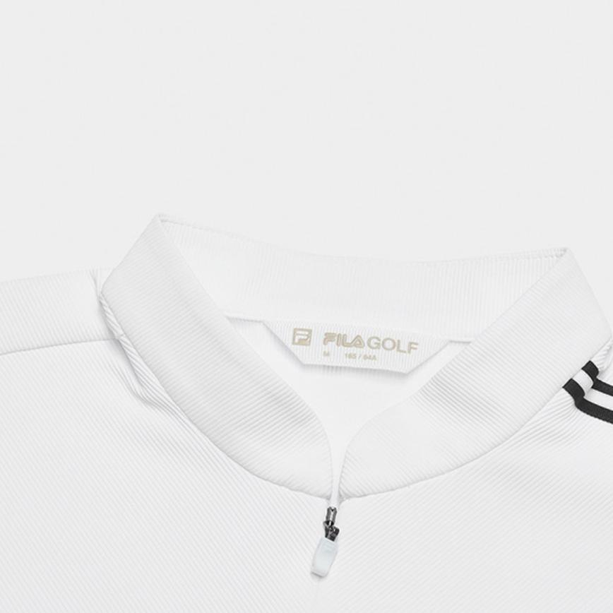 Fila Golf Series Comfortable Simple Knit Short Sleeve T-Shirt Women Tops A11W535134F-WT