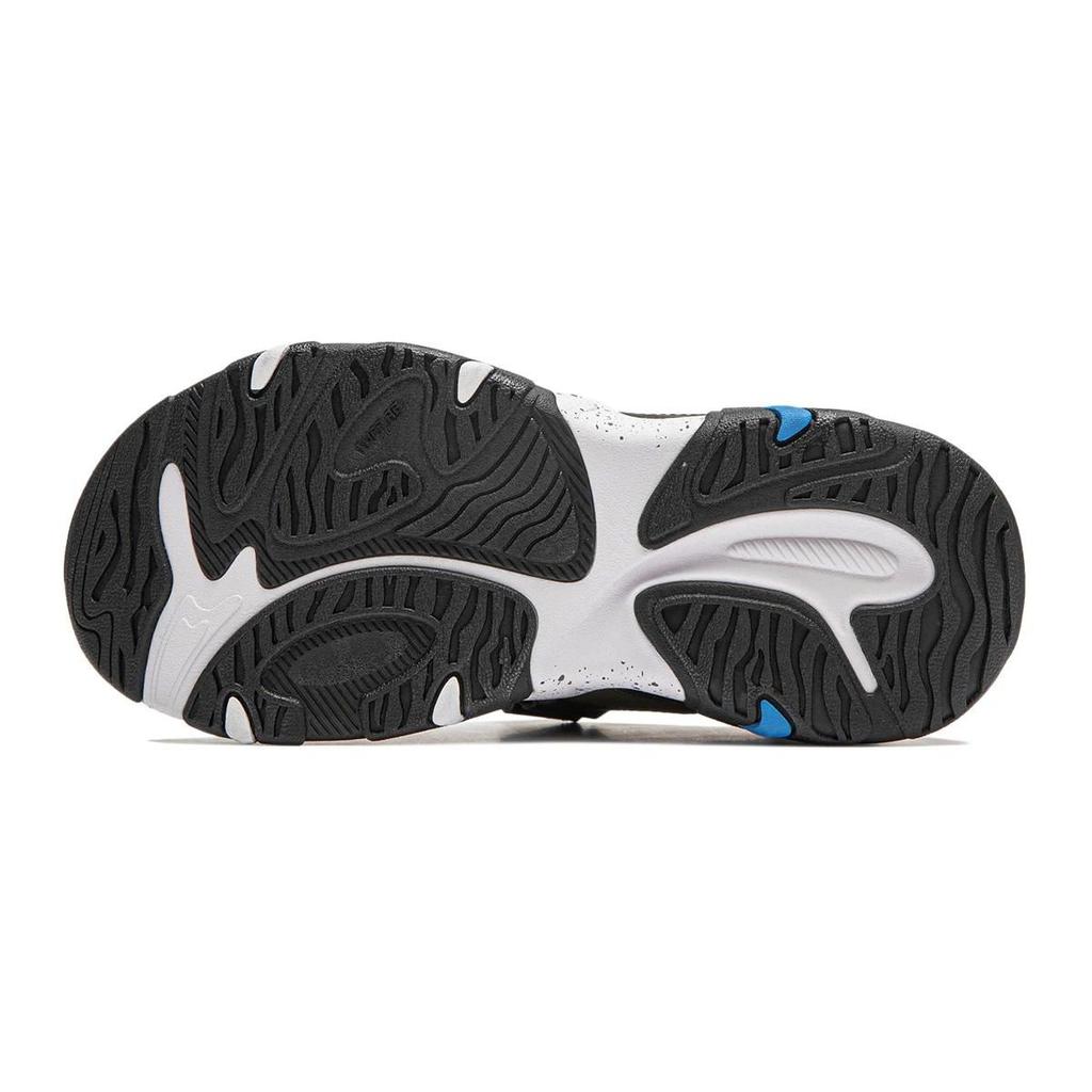 Li Ning Kids Sports Lifestyle Series Koko Simple Casual Sandals Kids Sandals Black Green YKUU022-5