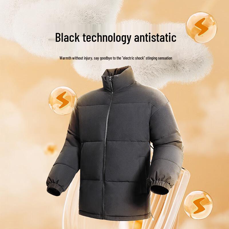 Jeanswest Men's Winter Stand Collar Padded Jacket