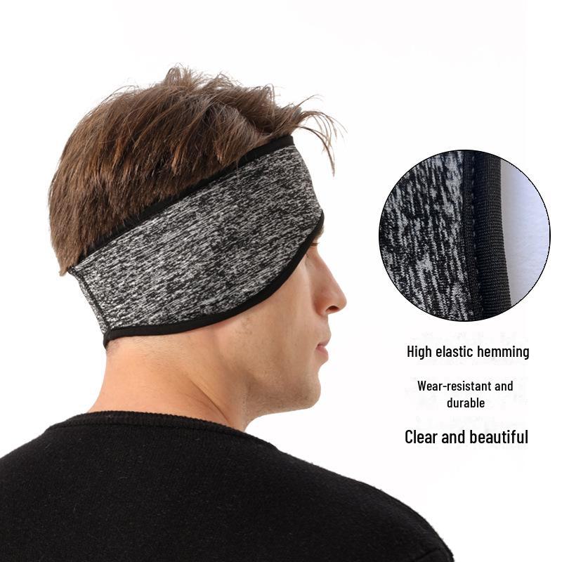 Verdicktes Fleece-Stirnband: Wintersport Ohrenwärmer zum Skifahren, Radfahren & Laufen