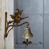 Halloween Decorations Wall Mounted Witch Doorbell Vintage Halloween Witch Doorbell Cast Iron Outdoor Garden Entrance Decor
