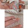 Adjustable Delicate And Butterfly Open Ring For Women Modern Minimalist Fashion Accessory