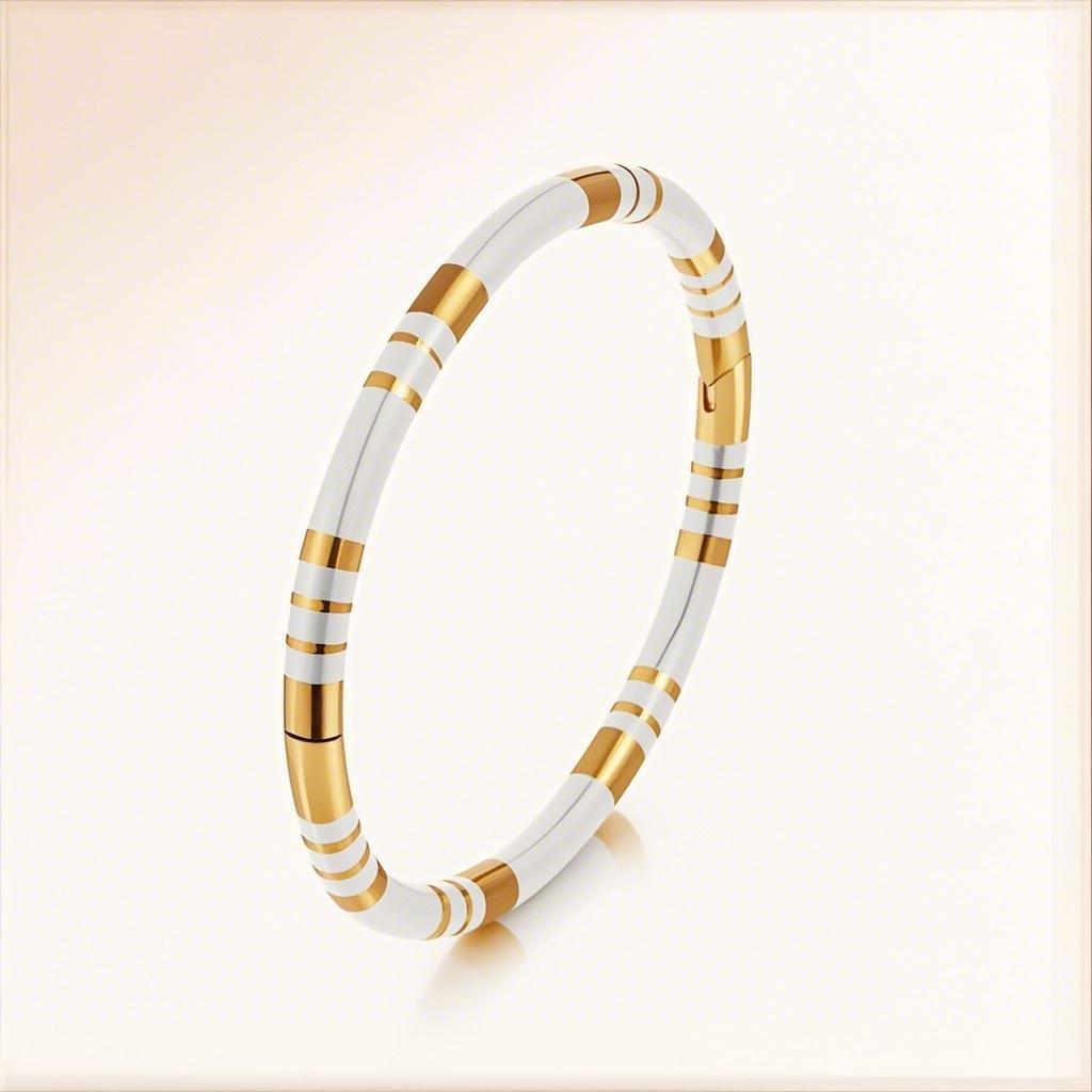 Handmade Enamel Simple Design Niche Buckle Bracelet
