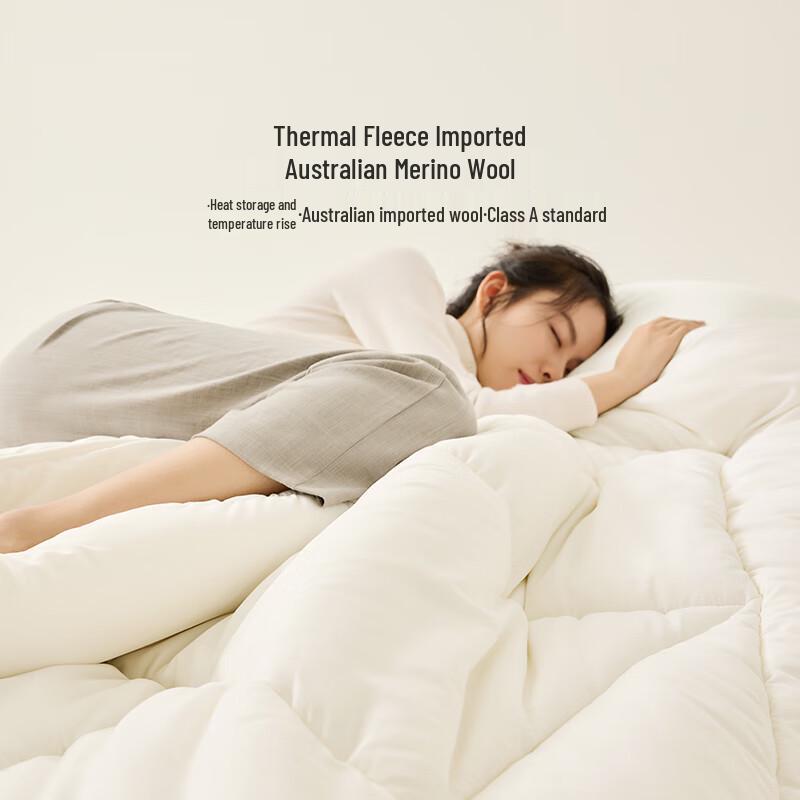 LOVO 100% Australian Wool Antibacterial Quilt