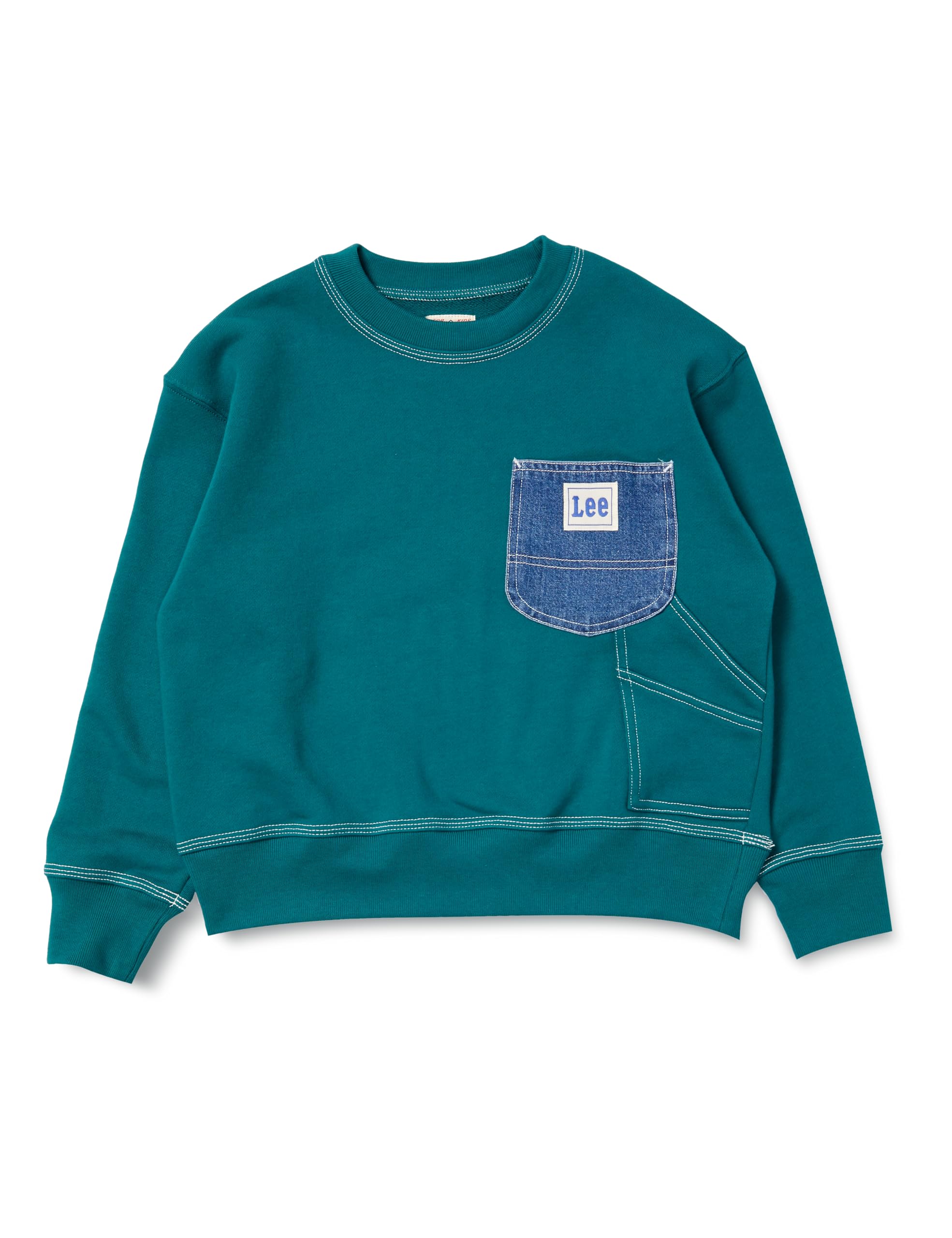 

Lee Work Denim Pocket Sizes Sweatshirt, Kids Green, 110-150cm зелёный