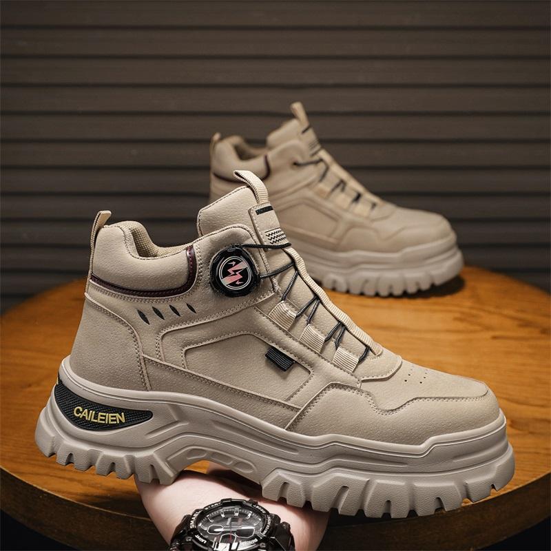 New Fashion New Men's Fashion Casual High Top Sports Shoes Students  Comfortable Sneakers Boys Male Classic Breathable Martin