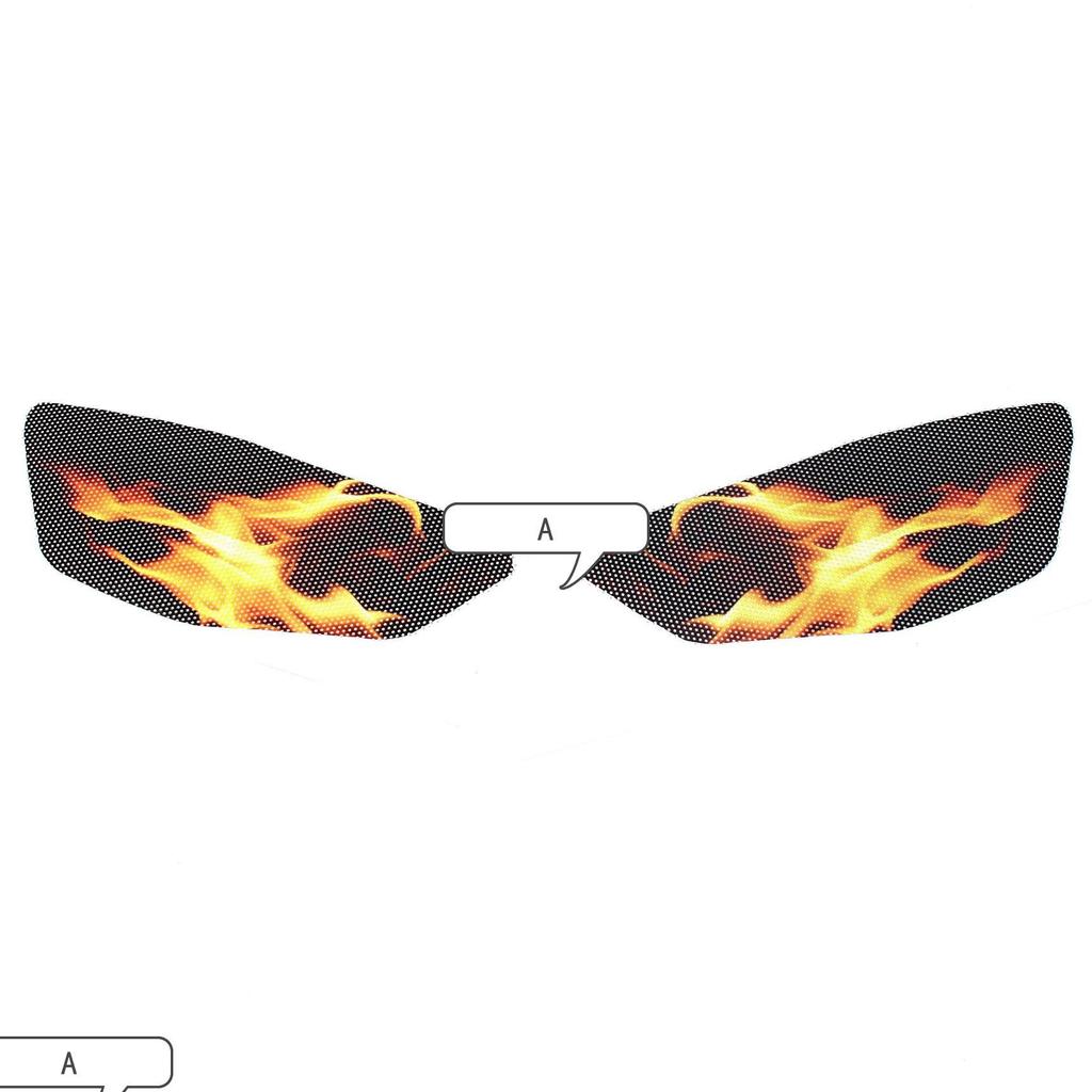KTM Duke 390 Headlight Decorative Stickers - Horizon Design