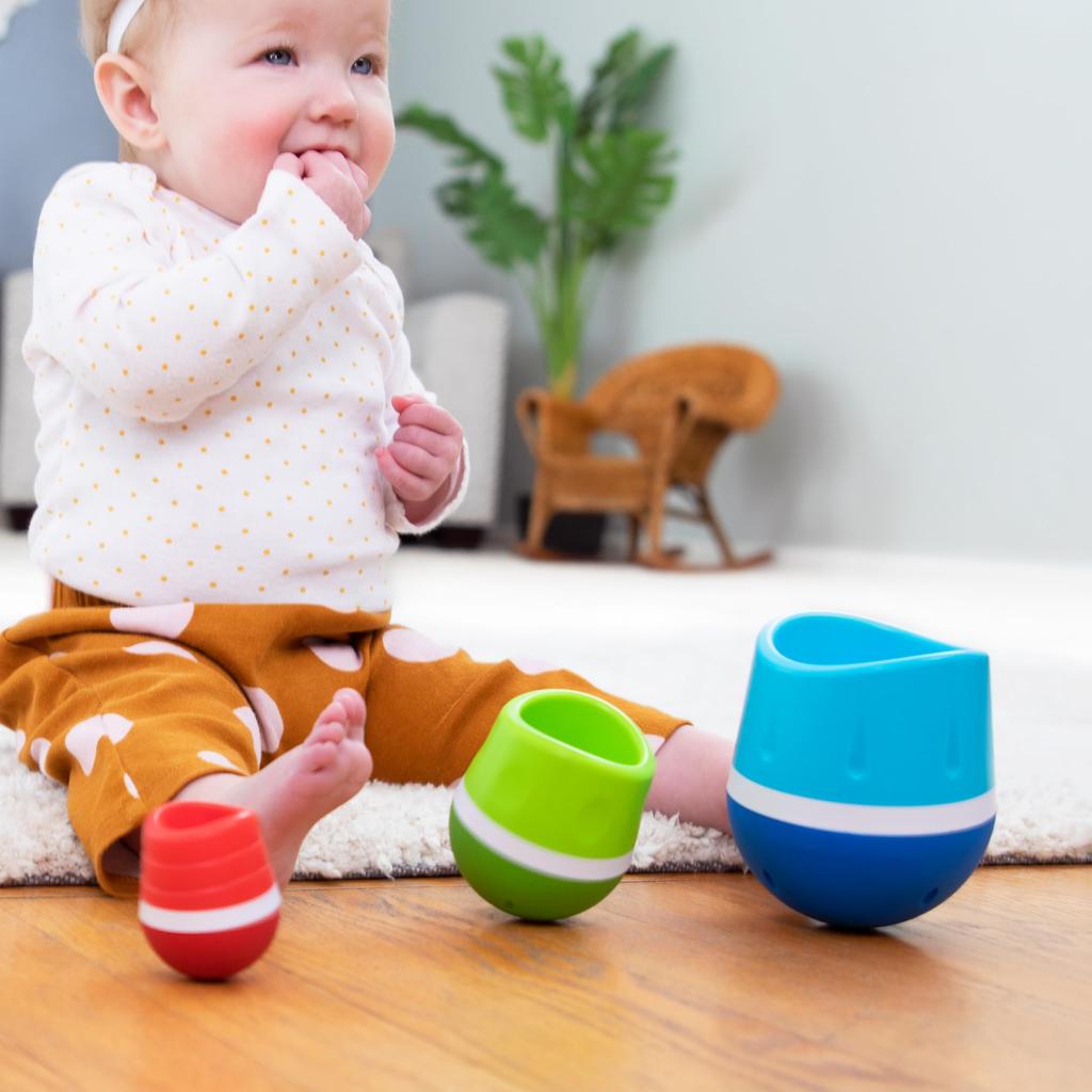 Fat Brain Toys TumbleRoos FA319-1 Baby Toy, Authentic
