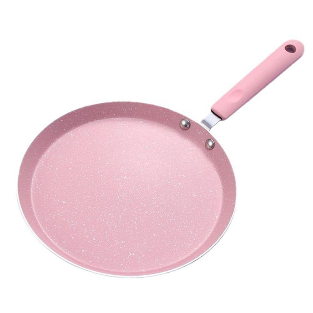 Ham Pan Aluminum Pancake Pan Lightweight Non-Stick Fried Egg Pan Shallow Edge Flat Bottom Omelette Pan Restaurant