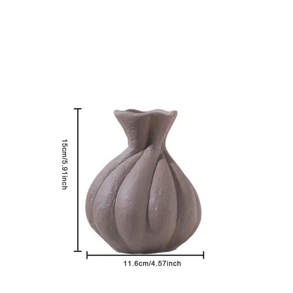 Nordic Ins Geometric Ceramic Vase Ornaments Living Room Bedroom Dining Table Flower Arrangement Art Vase Wedding Vase Decoration