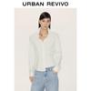 UR Women's Pleated Waist Lapel Shirt