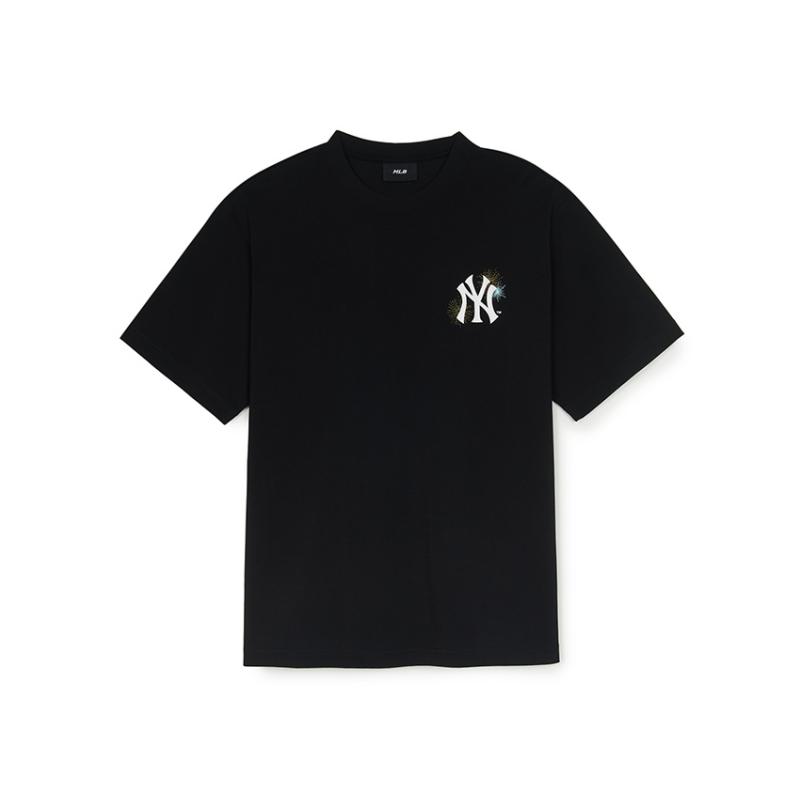 New MLB New York Yankees T Shirt Unisex Black 3ATSX2053-50BKS