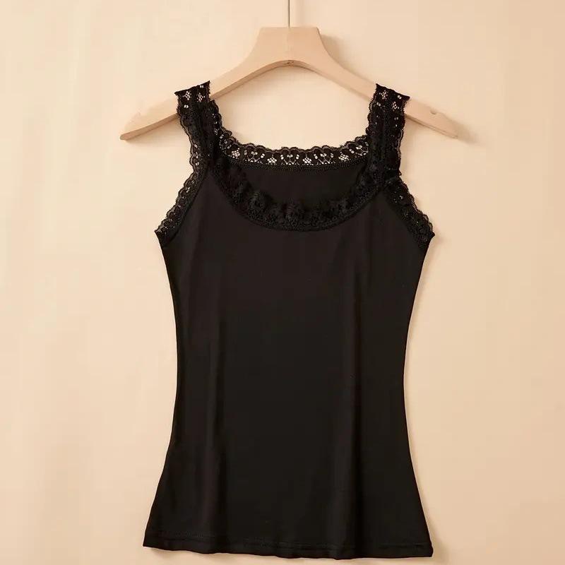 Women's Strapless Camisole: Sensual Lace Trim Stretch Base Layer