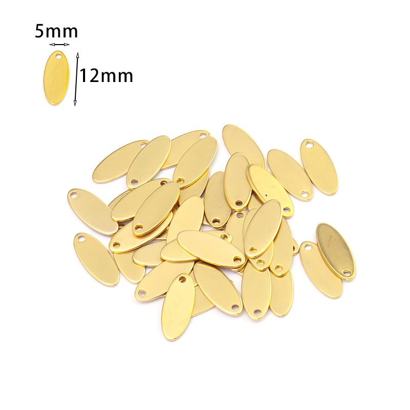 10-20pcs 6-35mm Stainless Steel Charms Round Dog Tag Pendant Stamping Blanks Pendants For Necklaces DIY Jewelry Making Wholesale