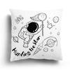 Fashion Black and White Star Astronaut Pillowcase Sofa Cushion Cover Home Living Room Decoration Cartoon Pattern