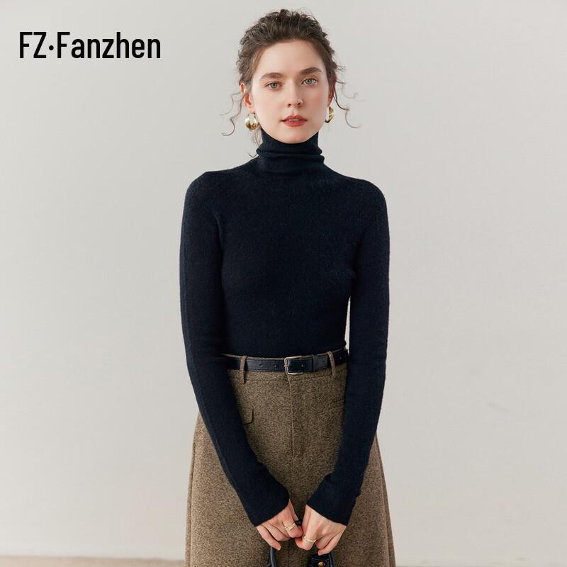 Women's Cashmere Blend Turtleneck Sweater