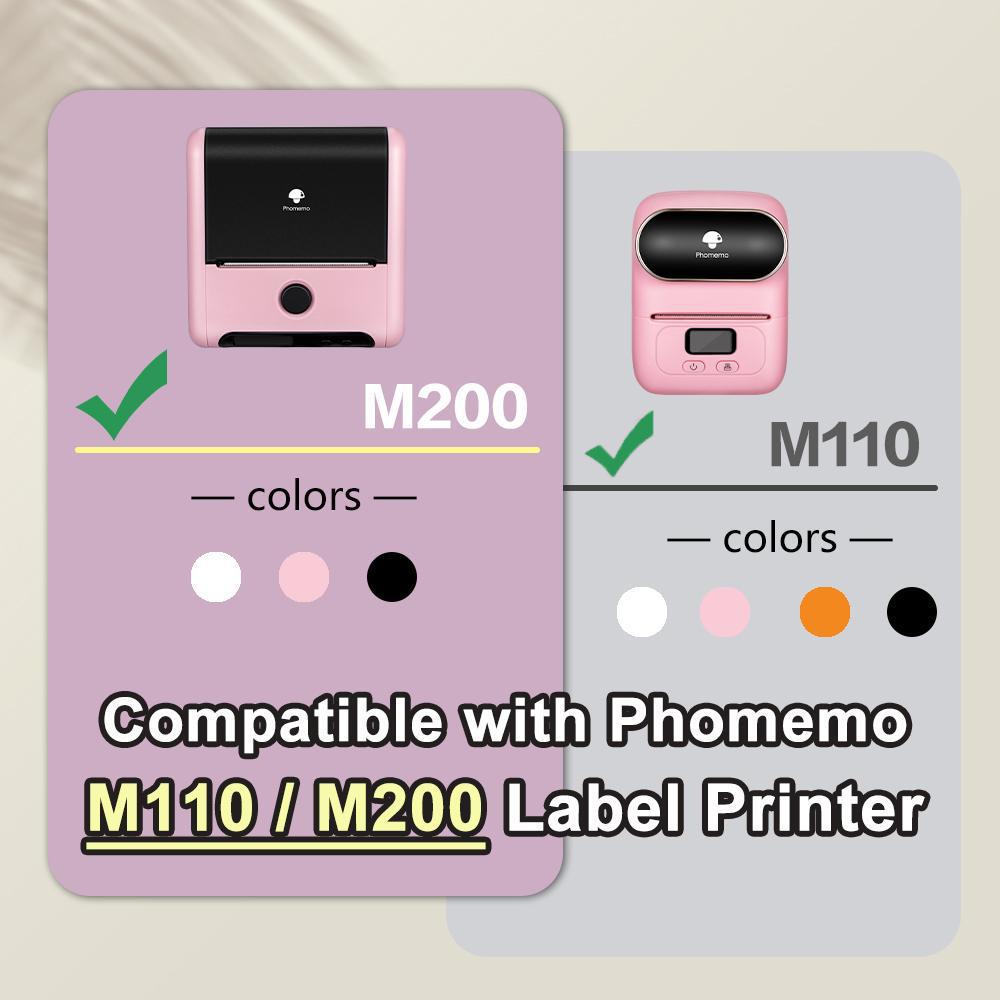 Phomemo White 20x10mm Thermal Labels, Self-Adhesive, 600-Pack for M110/M200 Printers