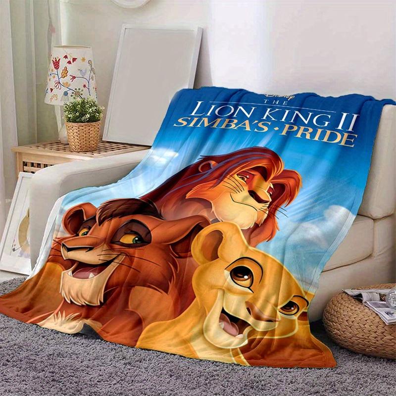 

1pc, Lion King II Simba s Pride Home Decor Blanket, Living Room, or Travel, Soft Flannel Throw Blanket, Ideal for Couches 150x200cm