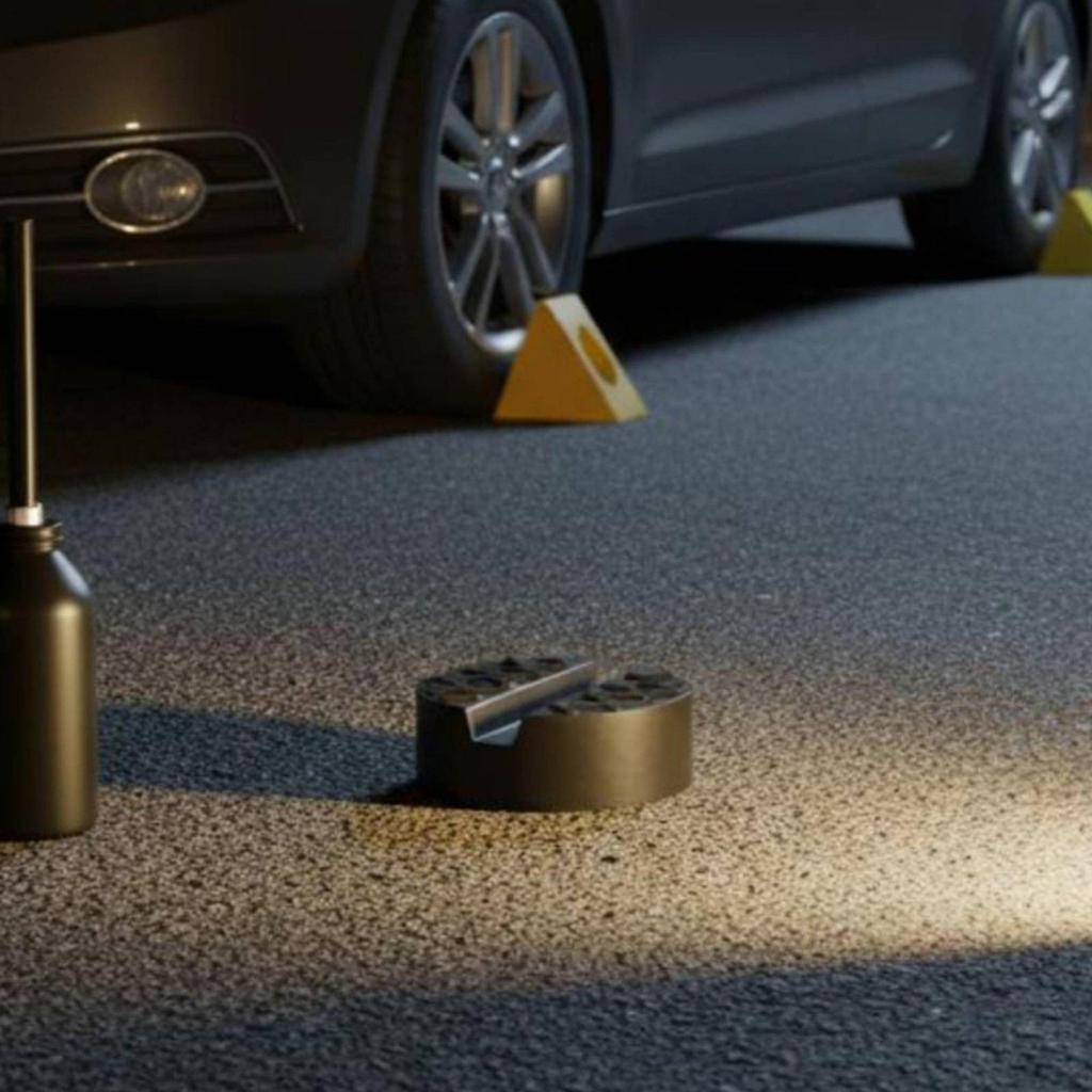 2-6pack 2 Pieces Rubber Lifting Pad Pressure Resistant Car Heavy