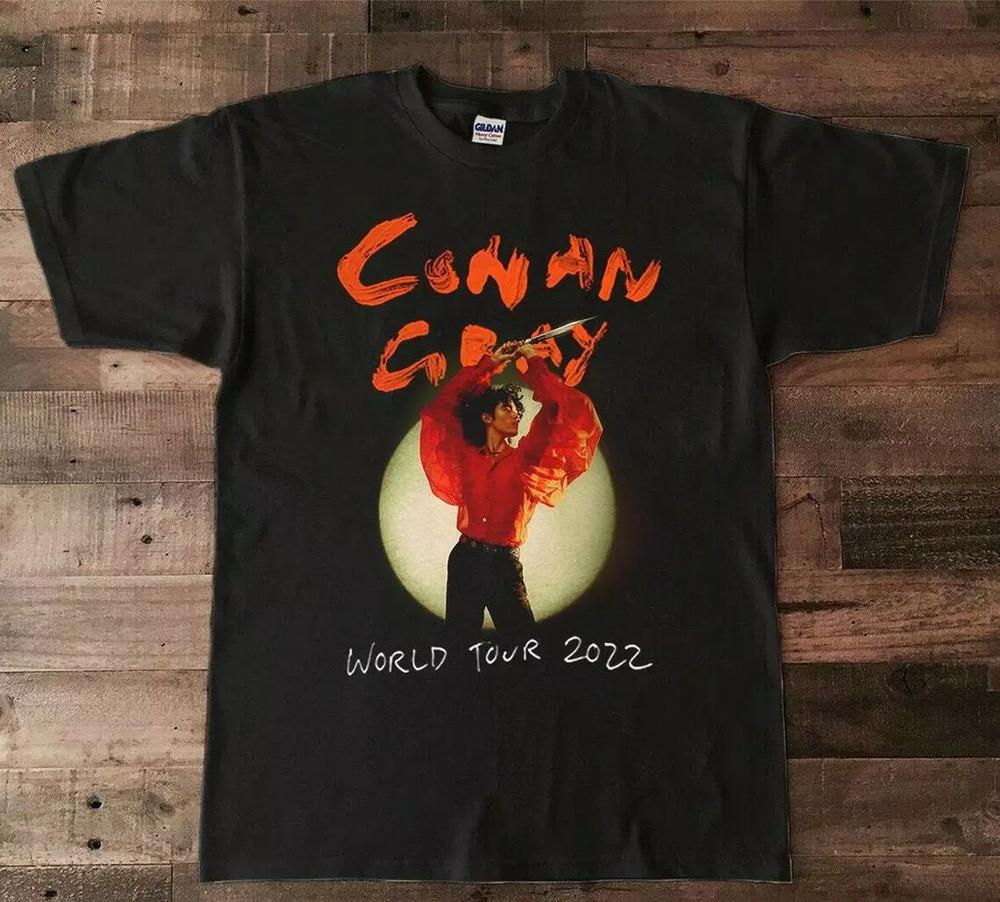 Футболка Conan Gray Североамериканский Мировой Тур 2022 Полный Размер S-5XL Унисекс Футболка XL 2000₽