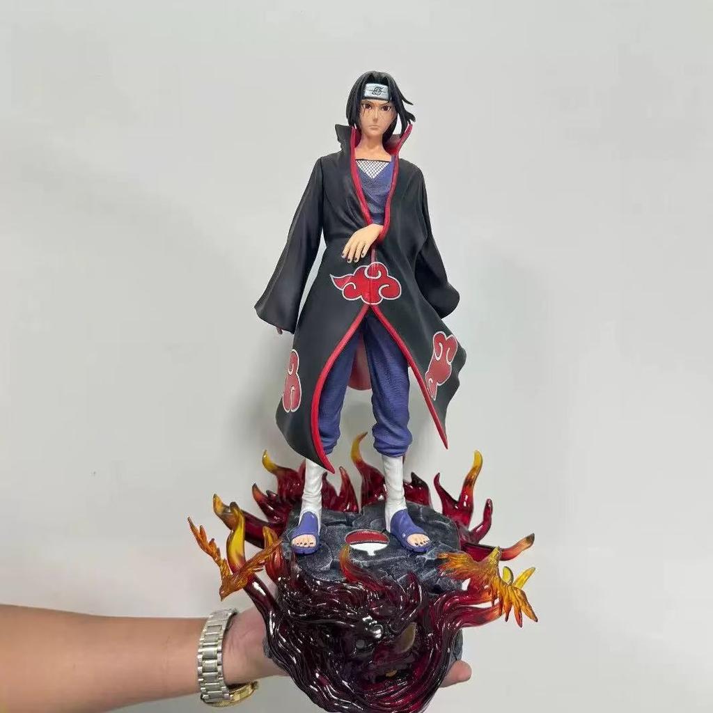 Naruto Anime Model Uchiha Itachi Figurine 40cm PVC Action Statue Desk Ornament Doll Collection Birthday Gifts Toys For Kids