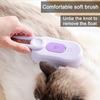 Pet Steam Brush USB Charging Spray Cat Brush for Shedding Remove Static Flying Hair Self Cleaning Dog Massage Brush for Dogs Cats Pet Grooming Tool