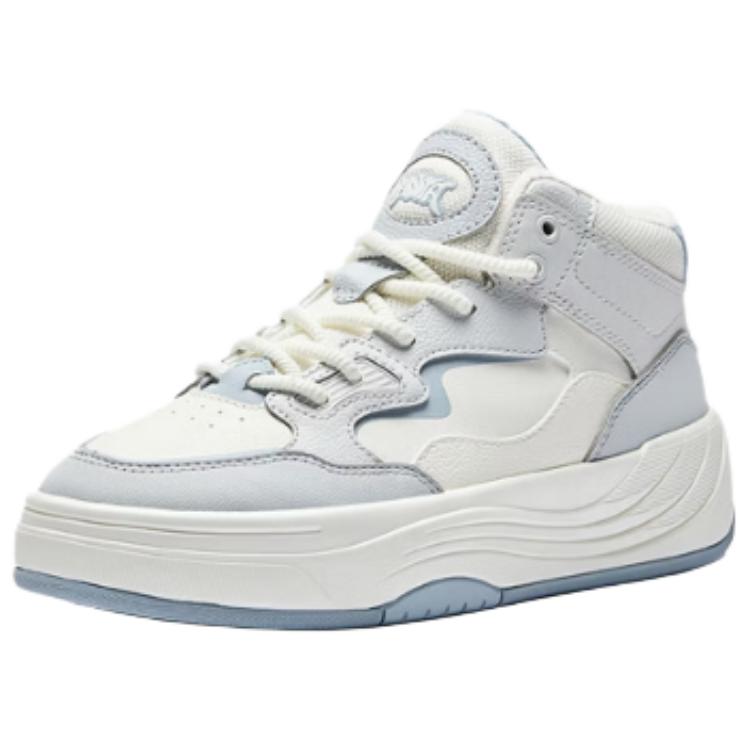 Anta Pg7 Commuting Versatile Comfortable Cold Resistant Simple Trendy Warm Durable Mid-Top Sneakers Women Sneakers White Blue 122548975-3