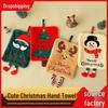 Christmas Cartoon Hangable Coral Fleece Kitchen Towel - Quick-Drying & Absorbent