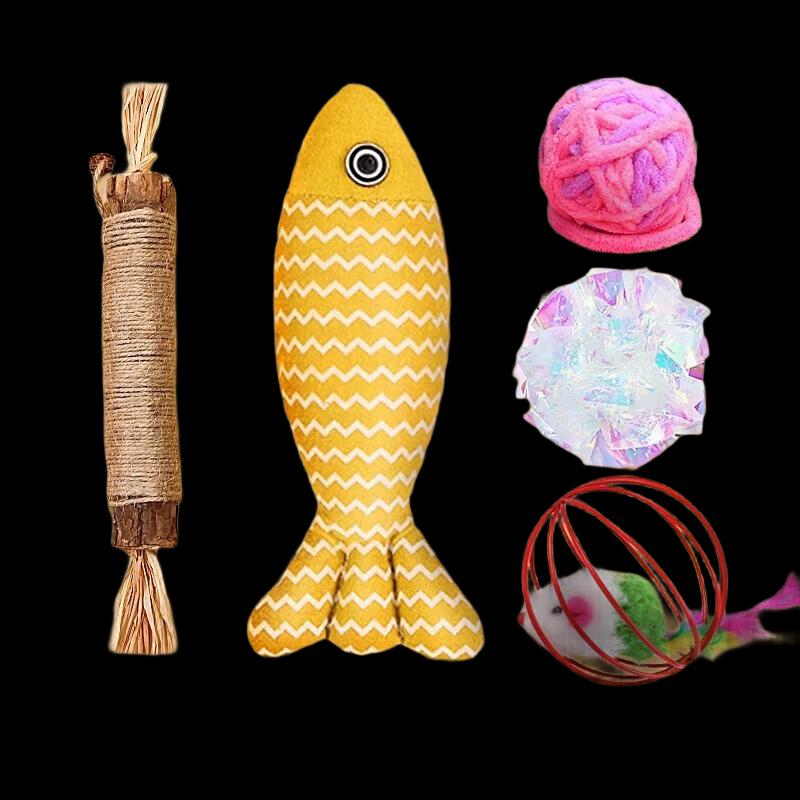 7O Interactive Cat Toy Kit (10-Piece)