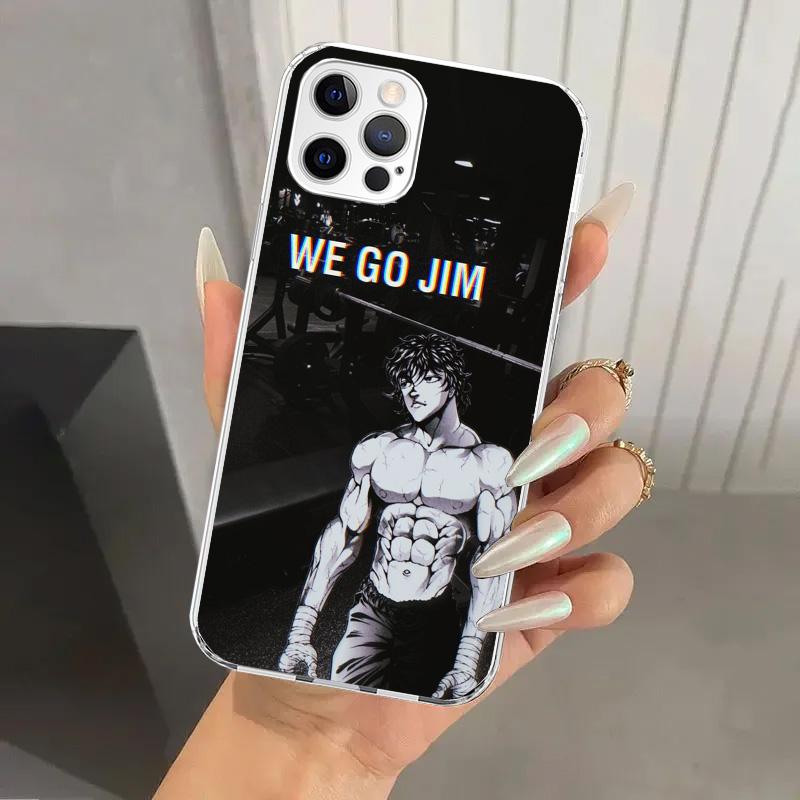 Baki the Grappler Original Anime Phone Case for Iphone 17 Air 16 15 Plus 14 13 Mini 12 11 Pro Max 16E 7 8 SE 2020 Soft Funda Pri