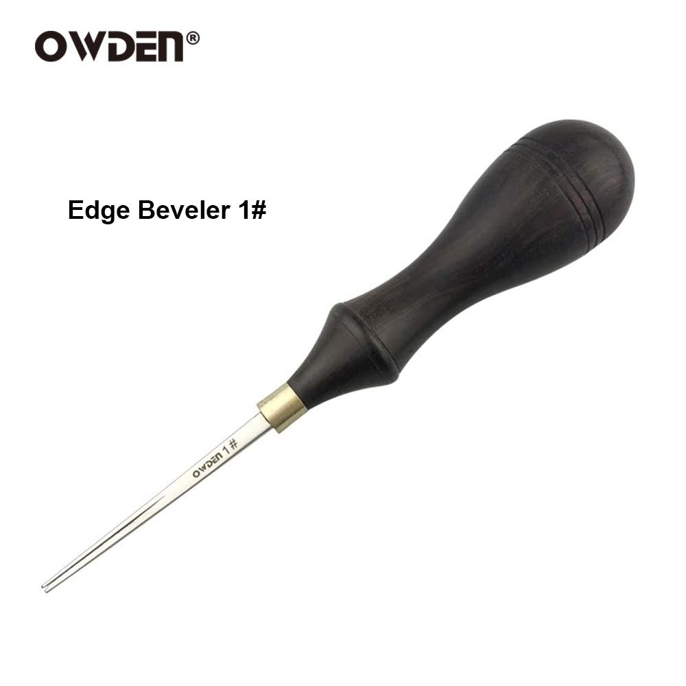 Owden #1-5 Leather Edge Beveler Tool Leathercraft Skiving Tool For Hand Leather Sharpness Professional Chamfering Edge Beveler