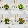 Artificial Camellia Sasanqua Tree Plant Decor For Living Room And Balcony Displays