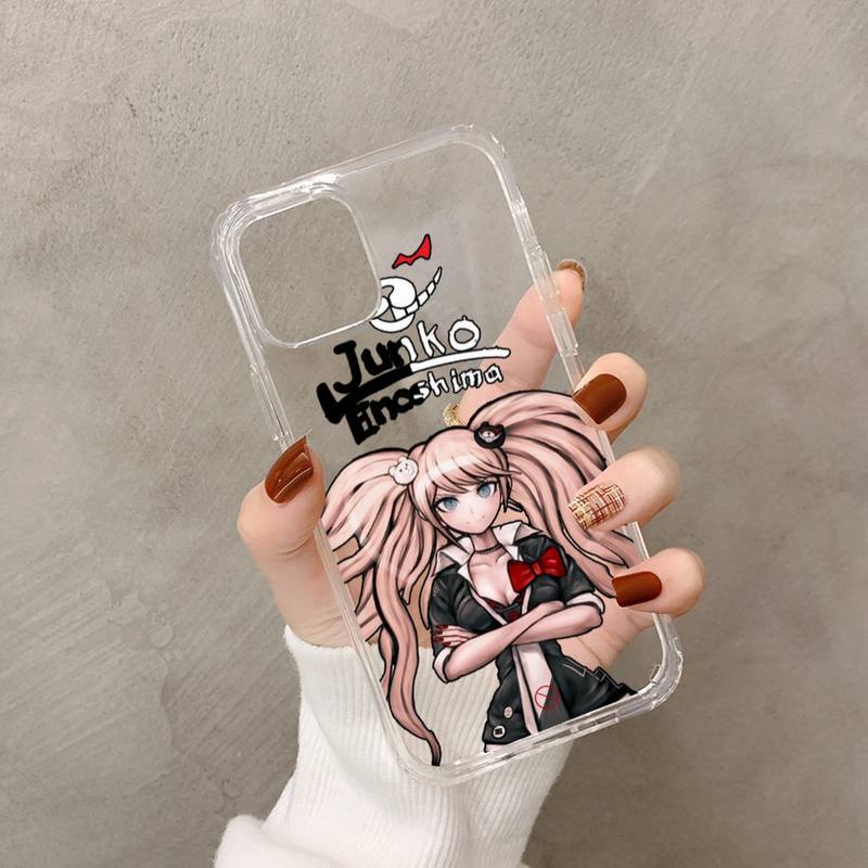 

Чехол для телефона Danganronpa Junko Enoshima Monokuma для iphone 13 11 12 pro XS MAX 8 7 6 6S Plus X 5S SE 2020 XR 12 or 12 pro