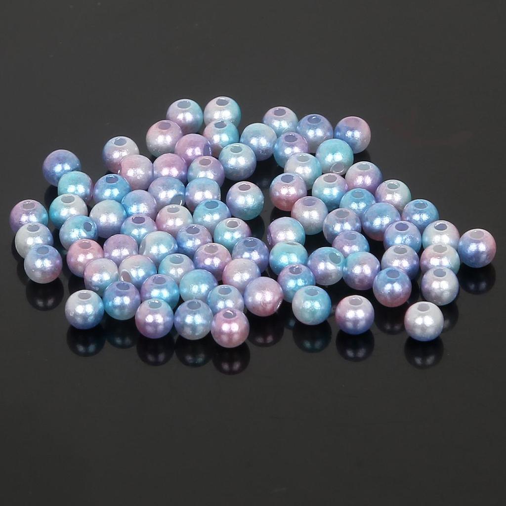 14-24g/sáček 4/6/8/10mm Barevné ABS korálky Náramek Náhrdelník Náušnice Náušnice Příslušenství pro výrobu šperků