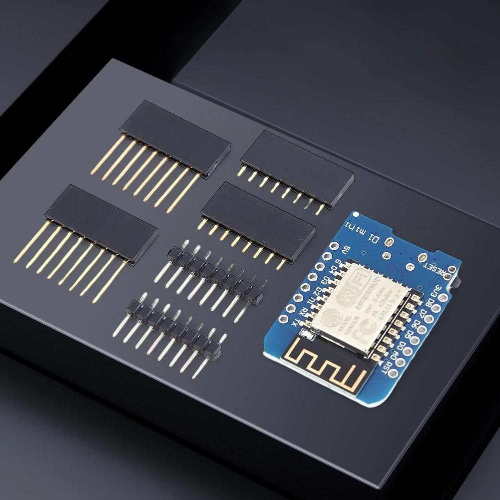 50-1PCS ESP8266 ESP-12F ESP-12 Type-C USB Wemos D1 Mini Wifi Development Board D1 Mini Nodemcu Lua Iot Board 3.3V Met Pins