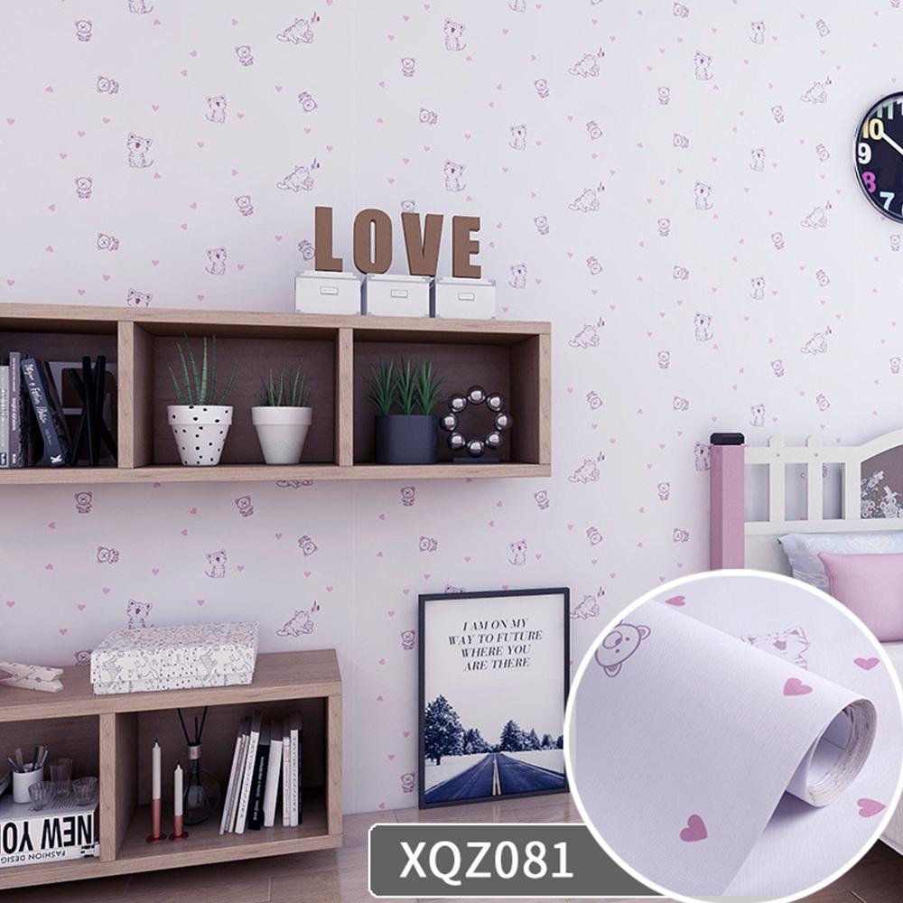 Cartoon Pattern Living Room Bedroom Self Adhesive Wallpapers Waterproof Oil Resistant Home Decoration Adhesive Wallpaper
